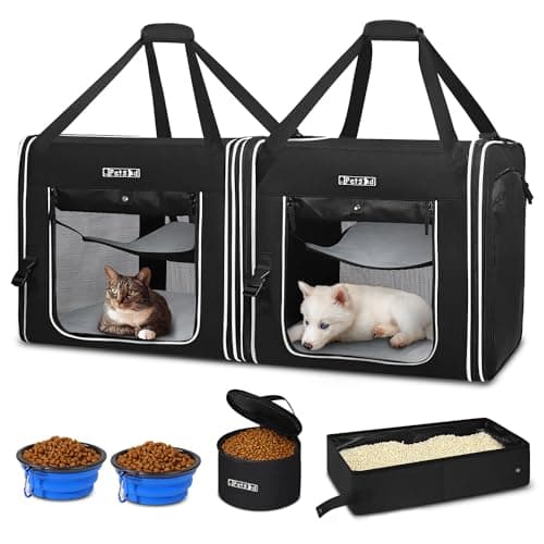 Petskd Portable Double Cat Carrier