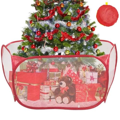 Pop-Up Christmas Tree Fence for Pets