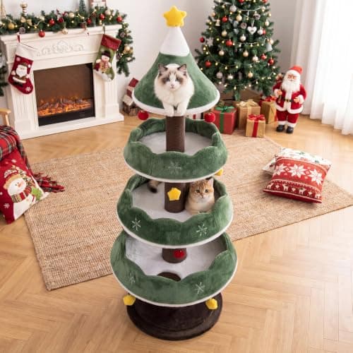 PETSITE 70.5-inch Cat Christmas Tree